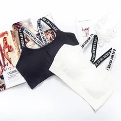Hot Sale Sling Breathable Sports Bra Woman Detachable Sponge Yoga Top Bh Soft Gym Brassiere Fitness Bras Female Underwear Hot Sale Sling Breathable Sports Bra Woman Detachable Sponge Yoga Top Bh Soft Gym Brassiere Fitness Bras Female Underwear