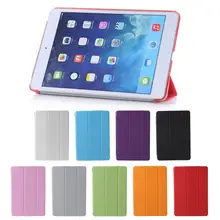 Чехол из искусственной кожи для iPad mini 4, тонкий прозрачный чехол с откидной крышкой для Apple iPad mini 4, чехол с подставкой для автоматического сна/пробуждения