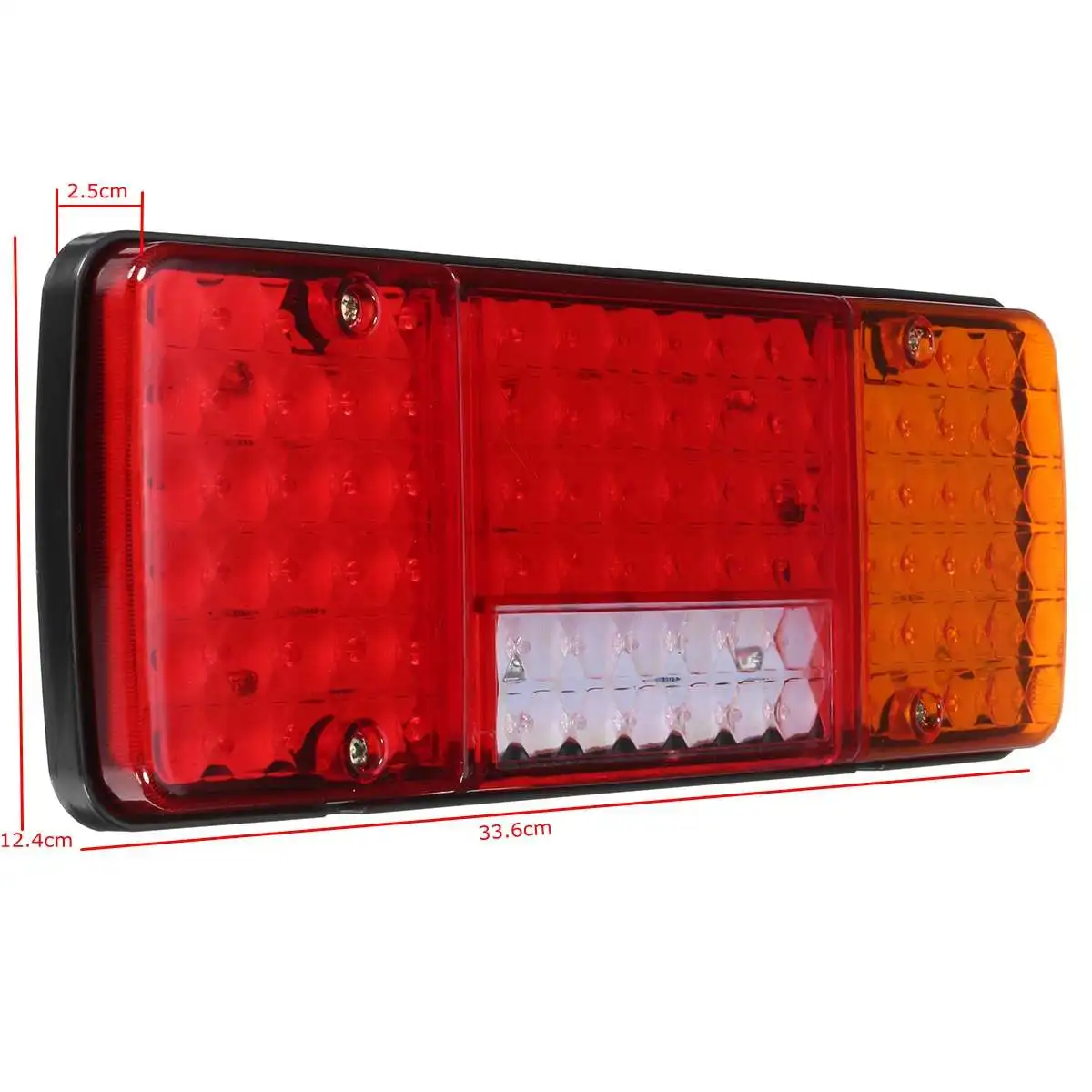 Пара 12 в 92 светодиодный задний фонарь для автомобиля светодиодный задний фонарь 5 функций для прицепа грузовика