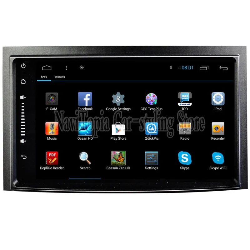 Best Ectwodvd 8 inch Octa Core Android 8.1 Car Multimedia Player for Toyota Venza 2009-2013 GPS Radio Stereo Auto Electronics 5