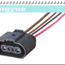 Longyue 2 шт. 4pin Универсальный Женский Соединительный разъем для проводов новая 15 см проволоки LY-007