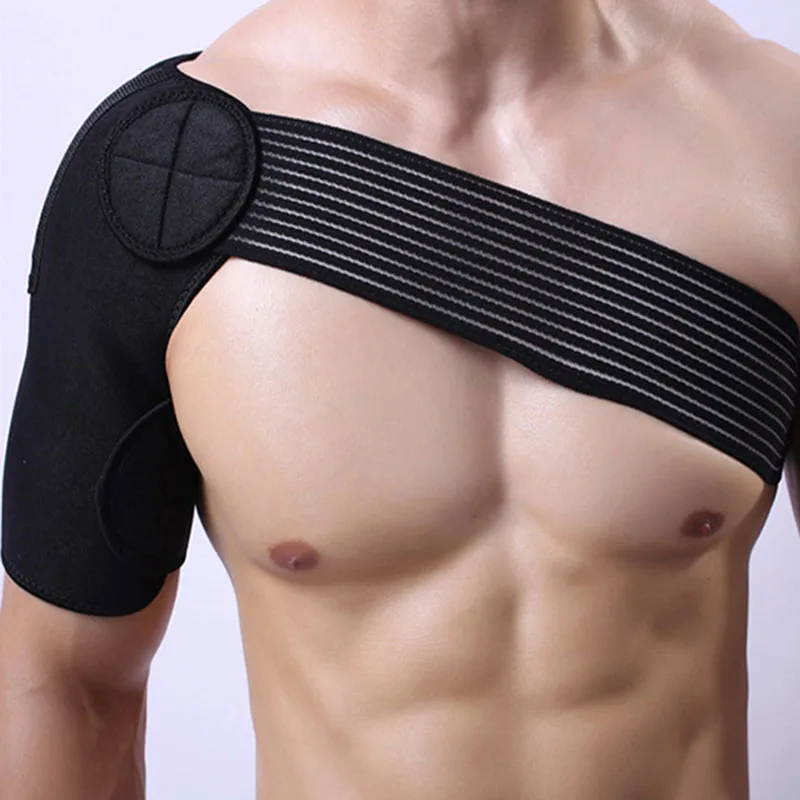 

Adjustable Shoulder Support Shoulder Pad for Sports Right/Left Shoulder One Size