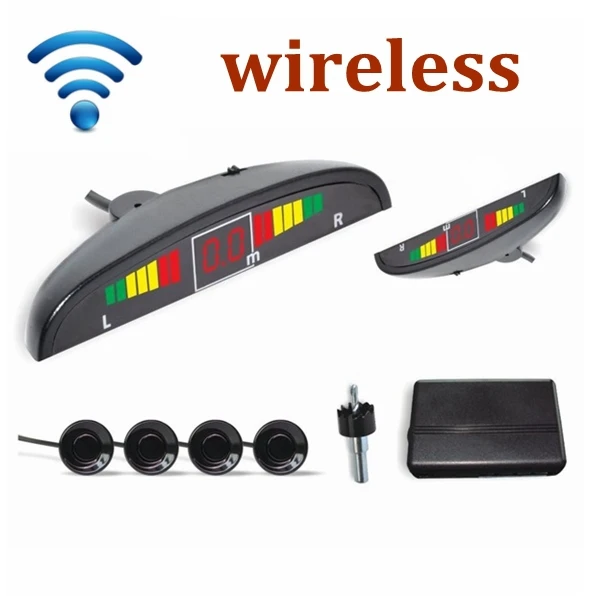 4 sensores de aparcamiento inalámbrico Sensor de reversa reserva del Radar 10 colores|sensor tech|led string lights wholesalesensor moisture - AliExpress