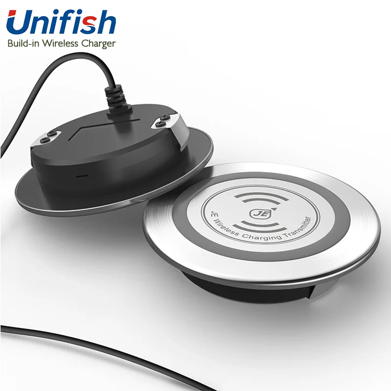 Unifish Embedded Desktop Furniture Build in Charging transmitter Qi