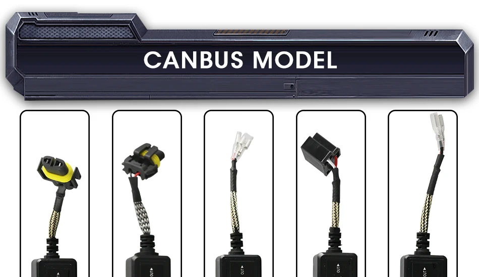 11 hlxg HB3 HB4 H4 H8 H11 H3 H1 H7 LED Headlight Decoder CANBUS EMC Canceller Capacitor Anti-flicker Error Free Auto Accessories