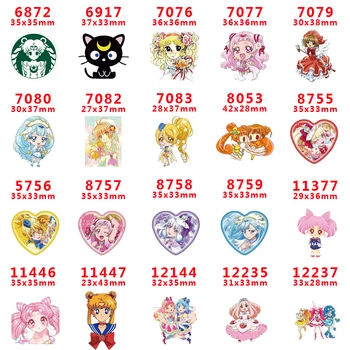 

DIY Craft Supplies cartoon character flat back planar resins 30 pieces. PR-6872-12237
