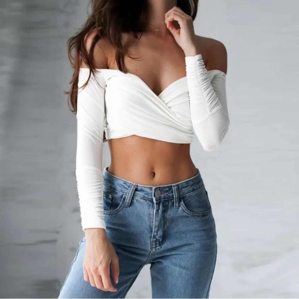 Buy Gtgyff Summer Sexy Long Sleeve Bandage Tops T