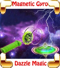 Рождественский Подарок Dazzle Магнитного Гироскопа Мигающий Магия Волчок Электрические Игрушки Для Мальчиков Трюк Горячее Колесо Гибкость Игры Игрушки