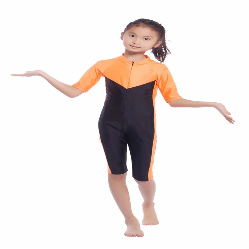 S-xl новые цельные костюмы для девочек Исламский купальник для детей m l, Мусульманский купальник без подклада из нейлона и нейлона, лидер продаж года
