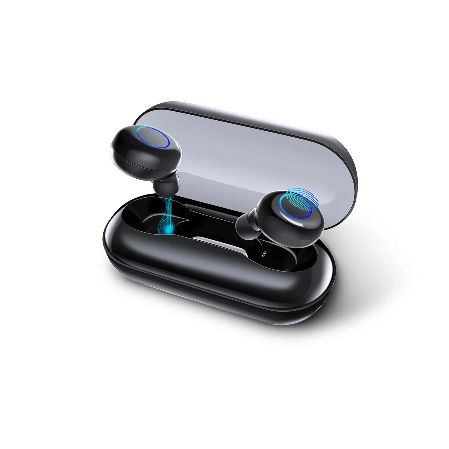 Беспроводные наушники, bluetooth-гарнитура с сенсорным управлением, шумоподавление IPX 7, водонепроницаемые стерео наушники-вкладыши для Xiaomi iPhone