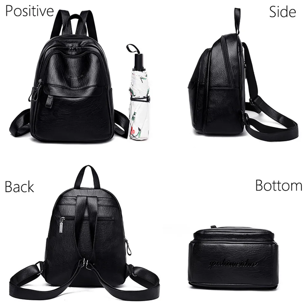 Женские кожаные рюкзаки, высокое качество, женский рюкзак, Роскошный дизайнерский Большой Вместительный повседневный рюкзак для девушек, Sac A Dos