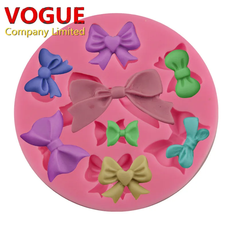 Bow Silicone Mold Christmas Fondant Chocolate Mold bow knot Wedding