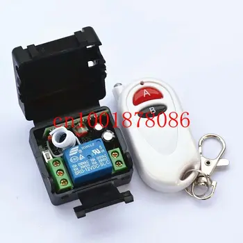 

DC9V 12V 24V Smart Home Remote Controller RF Wireless Universal Switch with 2 Buttons 1Transmitter +Receiver 315/433mhz