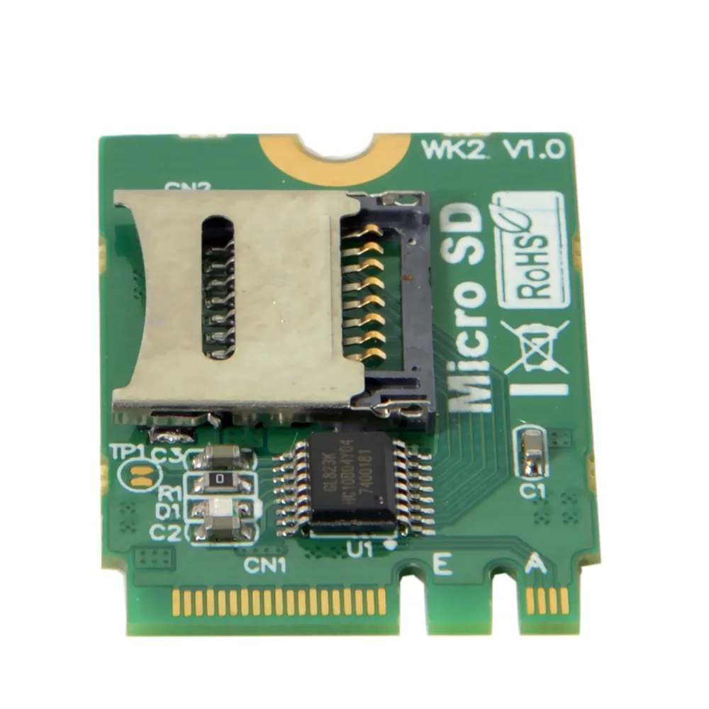M2 Ngff Key A.e Wifi Slot To Micro Sd Sdhc Sdxc Tf Card Rearder Tflash