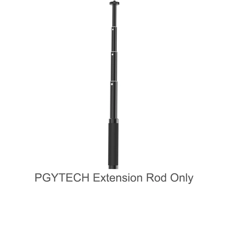 PGYTECH Osmo Pole удлинитель, масштабируемый держатель для DJI OSMO Pocket Gimbal Mobile 2 Zhiyun Smooth 4 Аксессуары для стабилизаторов - Цвет: Черный