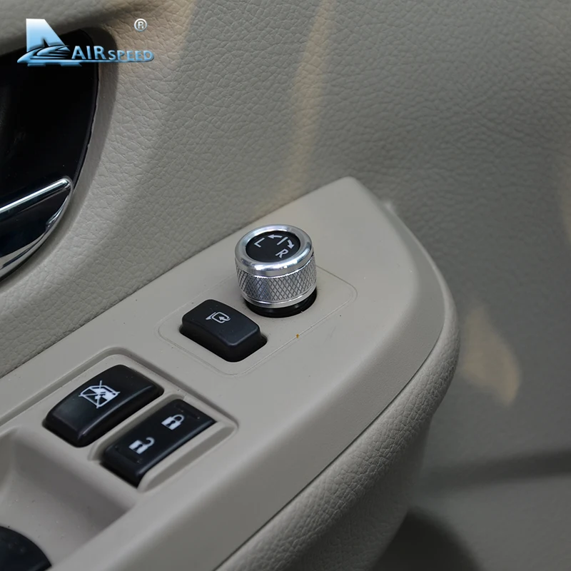 

Airspeed 1 piece Car Rearview Mirror Adjustment Knob Trim Cover for Subaru Forester XV Outback Legacy 2013 2014 2015 Car-styling