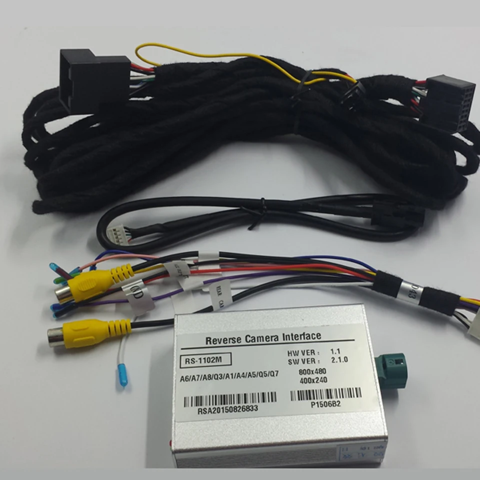 

Free Reverse Camera ! Car Video Inserter Back-up Camera Carplay Interface For AUDI A4 B8 MMI 3G System With Parking Assist