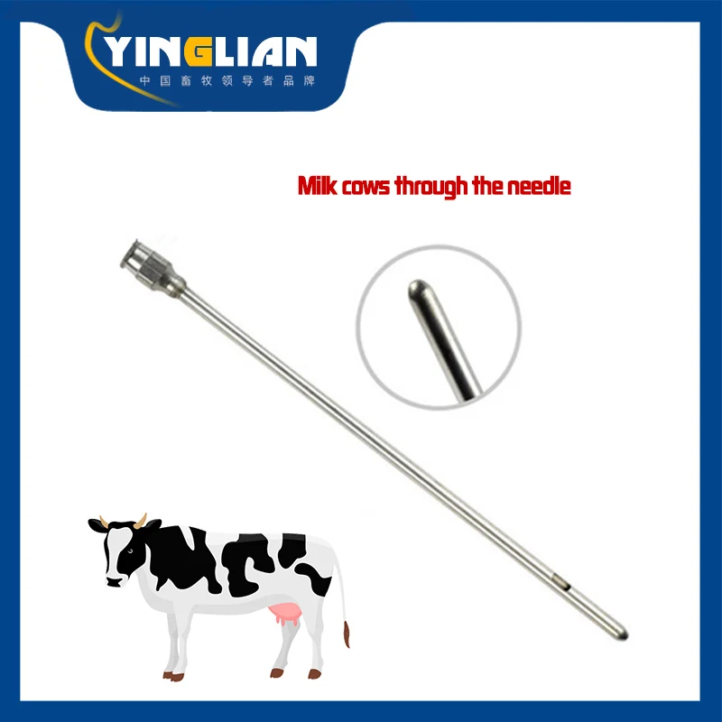 Молоко коровы проходят через иглы устройства молоко через грудное молоко иглы шприц инструмент из нержавеющей стали коровье молоко иглы