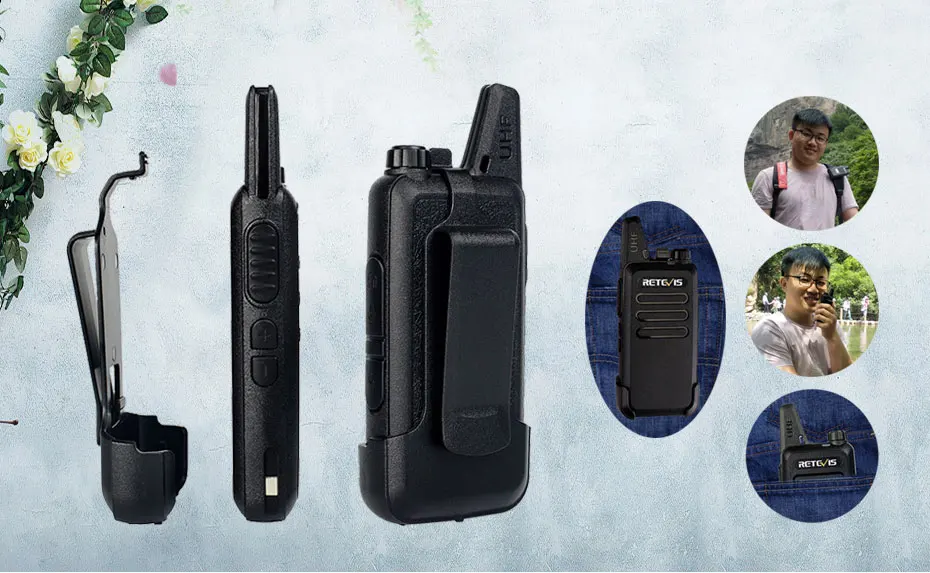 4 шт. RETEVIS RT622 RT22 мини PMR Walkie Talkie PMR радио PMR446 VOX Talkie Walkie Radio коммуникатор Walkie-Talkie Walk Talk