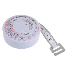 BMI Body Mass Index Retractable Tape Measure Calculator Sewing Tailor Body Scale