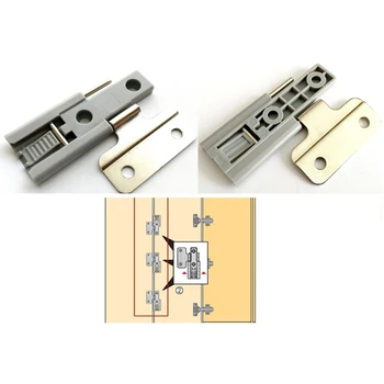 

2Pcs/Lot sliding Slide folding door hinge closet wardrobe door