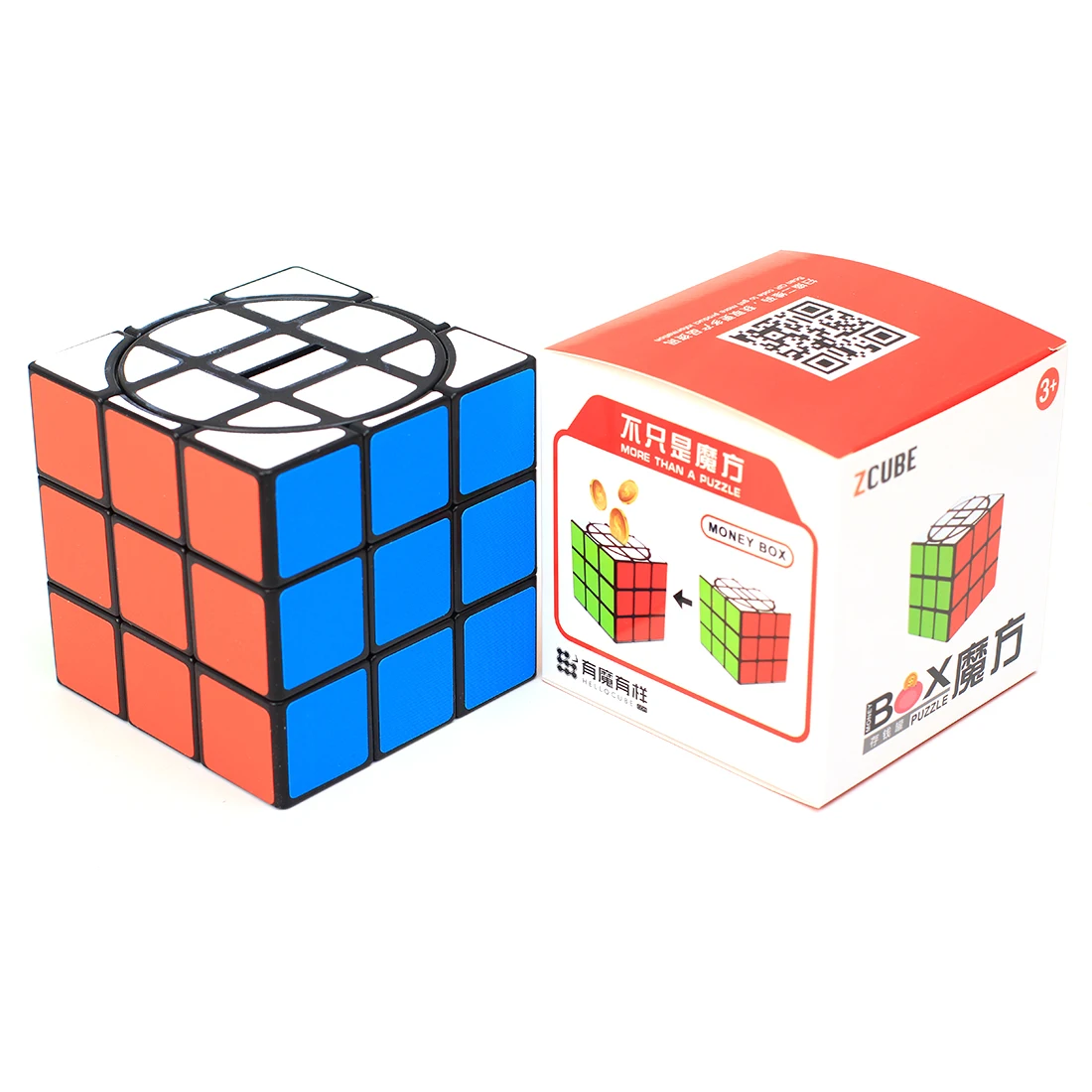 2019 Новые поступления Z cube 3x3 Копилка Magic cube Копилка головоломка подарок, Новая игрушка-красочный