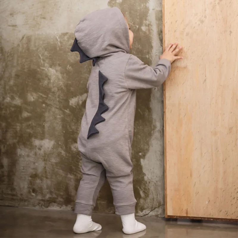 New-Autumn-Newborn-Infant-Baby-Rompers-Jumpsuit-Dinosaurs-Kids-Cute-Clothes-Hoody-One-piece-Baby-Clothing