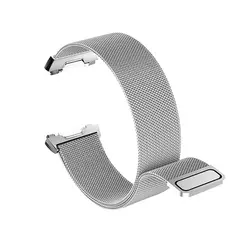 Магнитной нержавеющей стали смарт Кольцо Браслет замена группы часы замена ремни для Fitbit ионной фитнес-браслет