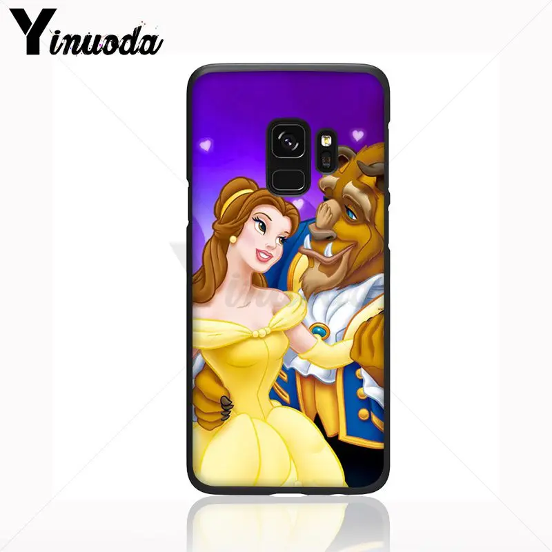 cartoon Beauty Beast Rose Princess Art Print