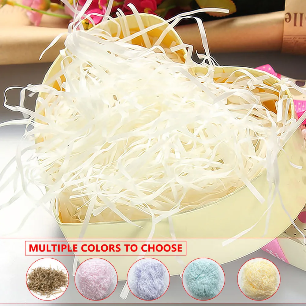 

Hot Sale 20g/bag Shredded Crinkle Paper Raffia Paper Confetti DIY Dry Straw Gift Box Filling Material Wedding Party Decor