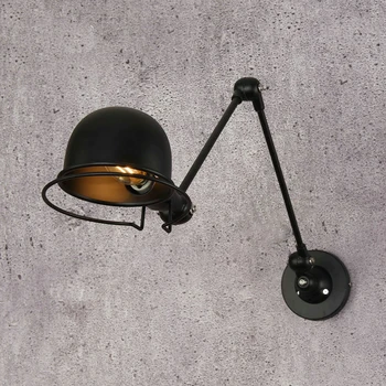Vintage Adjustable Industrial Metal E14 Wall Light Retro Country Style Sconce Wall Lamp for Loft Bar Cafe Home Corridor nordic loft style industrial vintage wall lamp edison wall sconce adjustable metal wall light fixtures for home lighting
