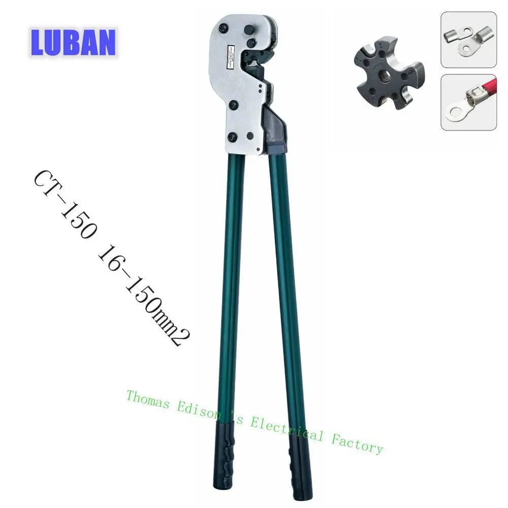 CT 150 COPPER TUBE TERMINAL CRIMPING TOOL terminals 16 150 mm2 CRIMPING PILER crimping tools big