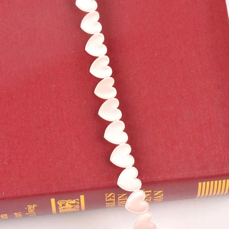 Ribbon Decoration 1.5cm Heart Lace DIY Embroidered Fabric Wedding Sewing Accessories Flower Ribbon cp2270 ribbon decoration ribbon supplies sewing ribbon lace trim ribbon
