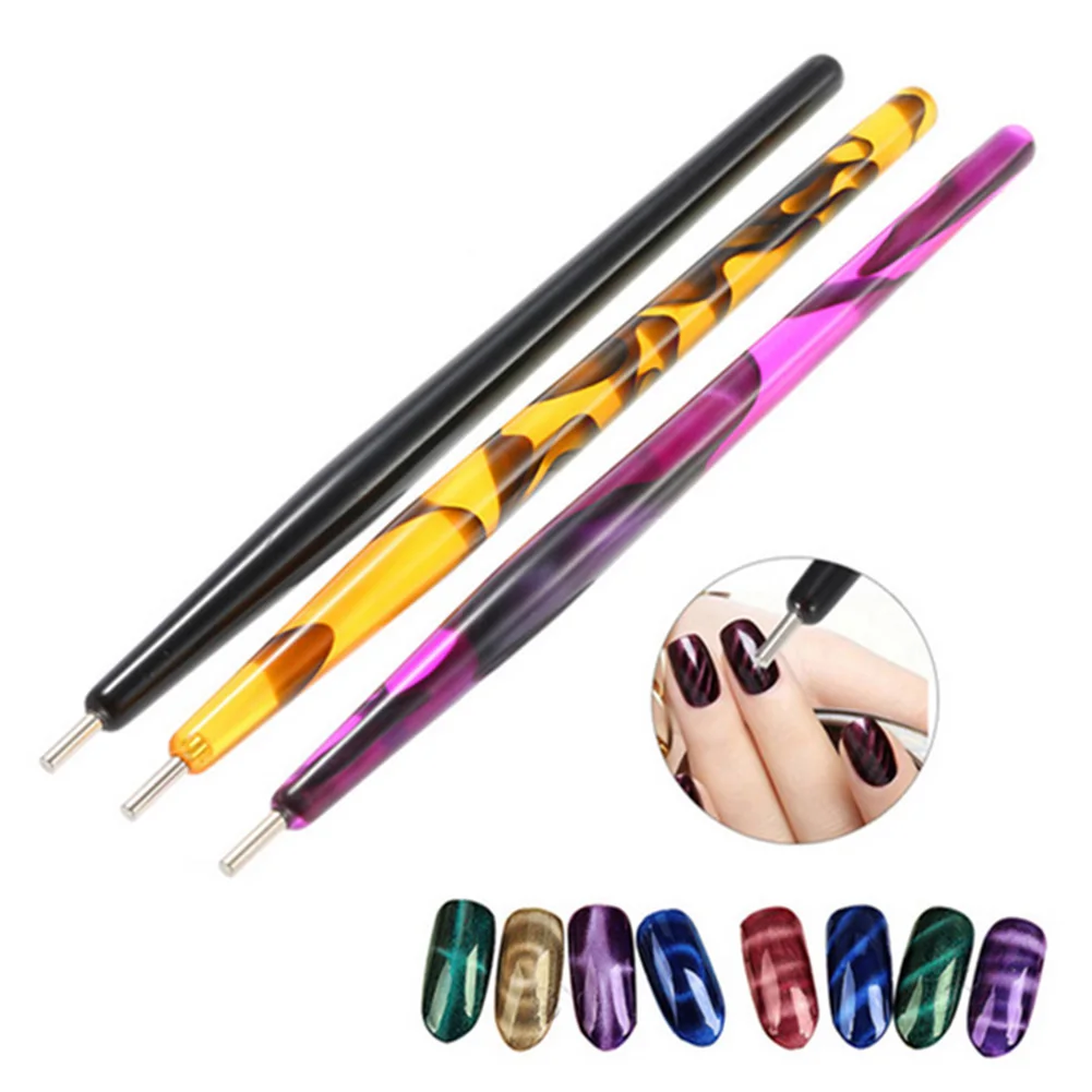 3 Styles Nail Art Dotting Pen Fashion Acrylic DIY Magic 3D Tips UV Gel Painting Pen