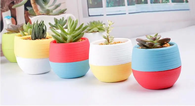 10/5 Pieces Square Round Flower Pots