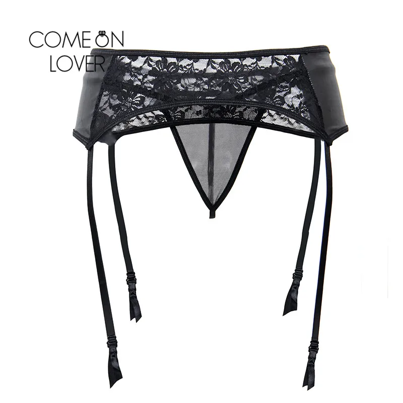 Comeonlover Фирменное новое нижнее белье женские черные кружевные стринги с трусики