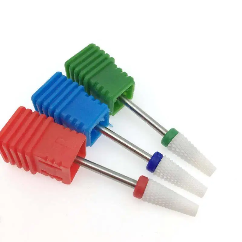 

1pc Ceramic Cone Nail Drill Bit Mills Cutter Electric Manicure Drill Machine Device Accessory Remover Gel Nail File Tools