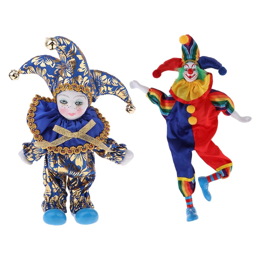 磁器ぶら下げ足ピエロ人形ハーレクイン人形工芸品やミニビクトリア朝磁器人形itanlian Triangel人形フィギュアモデル Dolls Aliexpress