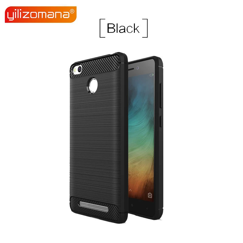 

YILIZOMANA TPU Phone Cases Cover Xiaomi Redmi Note 6 Pro Case Soft Silicone Brushed Carbon Fiber Note6 6A Rugged Armor