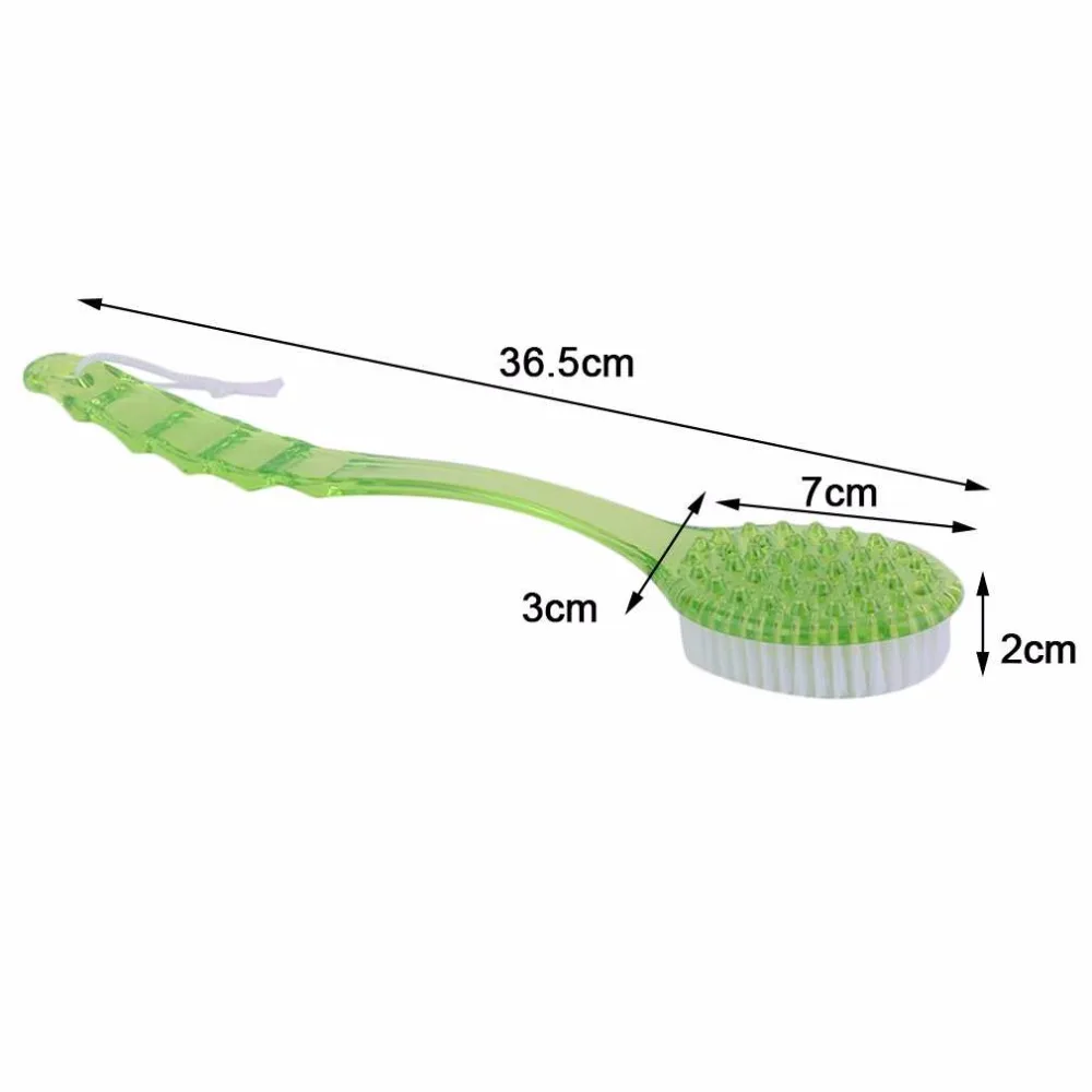 Ультра мягкая щетка с длинной ручкой для ванны и душа, Массажная щетка для кожи и спины, уход за здоровьем, аксессуары для тела, инструмент для натирания