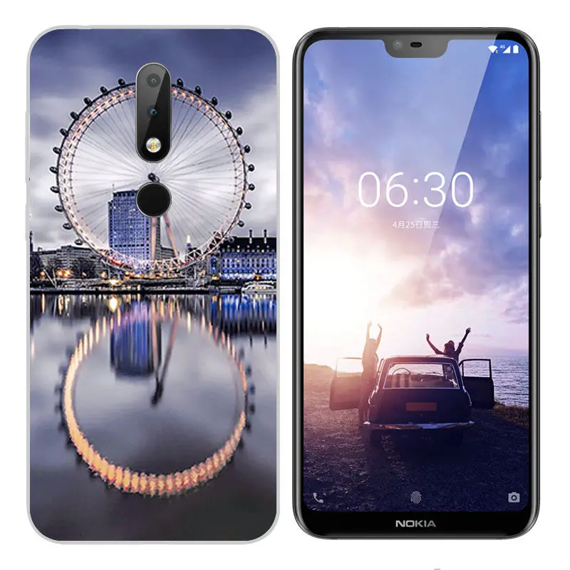 Arvin Cover for Nokia X6 2018 Case Nokia 3.1 6.1 Smart Back Protective Fundas Painted Phone Cover for Nokia 2 3 5 6 7 8 9 Shell (2)