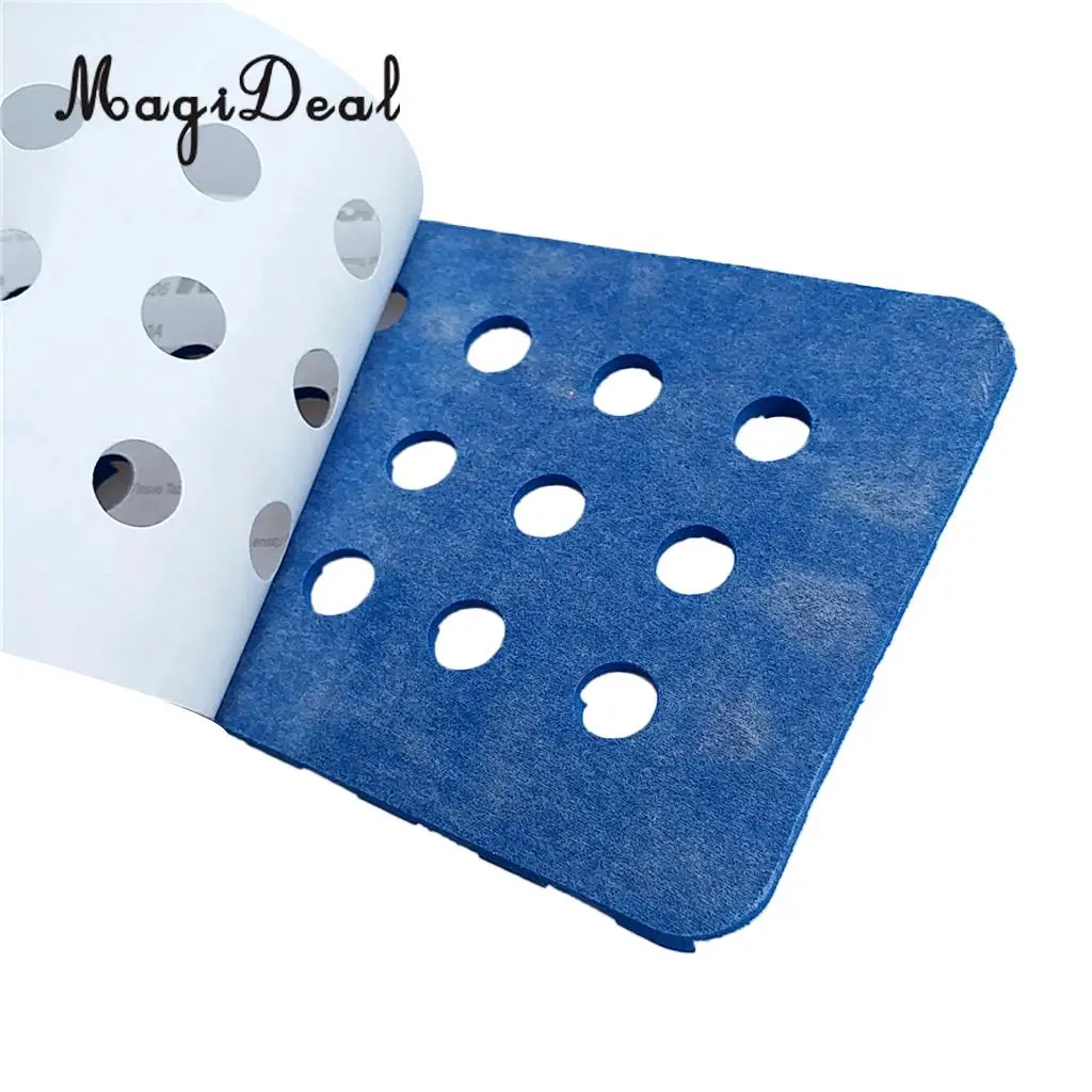 MagiDeal 5Pcs/Set EVA Universal Foot Traction Deck Grip Tail Pad for Surfboard / Skimboard / Kiteboard / Shortboard / Longboard