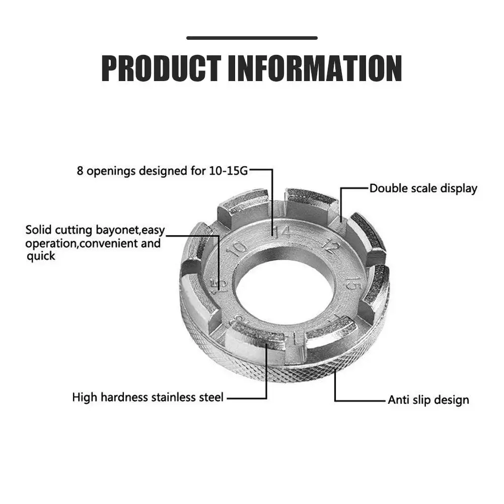 Велосипедный спиц ниппель гаечный ключ 8 ходовой паз велосипед обод регулировщик гаечный ключ оцинкованный Настройщик гаечный ключ ремонтный сервис набор инструментов