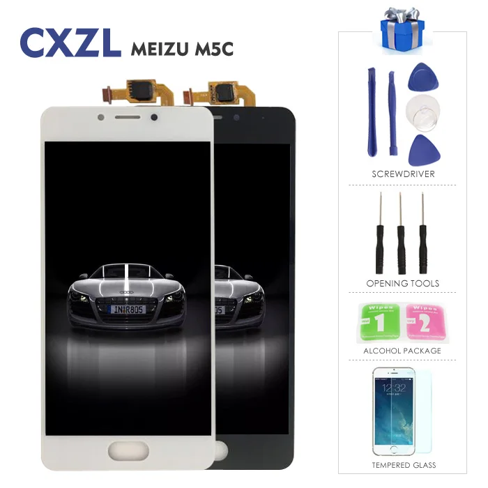 

Cxzl LCD ForMeizu M5c M710H display 5,0 pulgadas ForMeizu M5c M710H LCD pantalla screen Completa