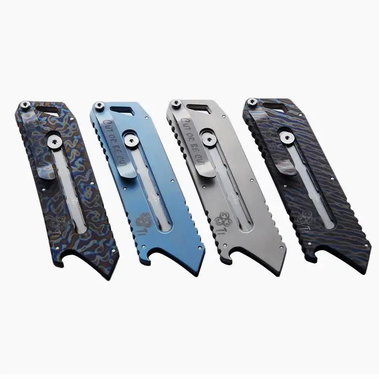 EDC Outdoor Multi Tool Titanium Alloy Tactical EDC Pocket Cutting Tools Mini Knife Knives Camping Survival Tools Christmas gift