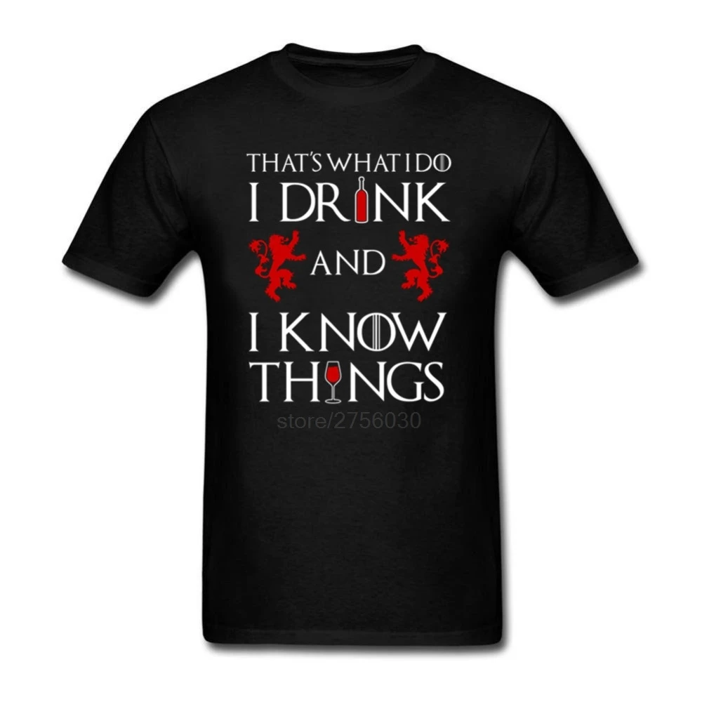 То что я делаю I Drink And Know Things Для мужчин пиво прохладно плюс страх Божий Мужчин's