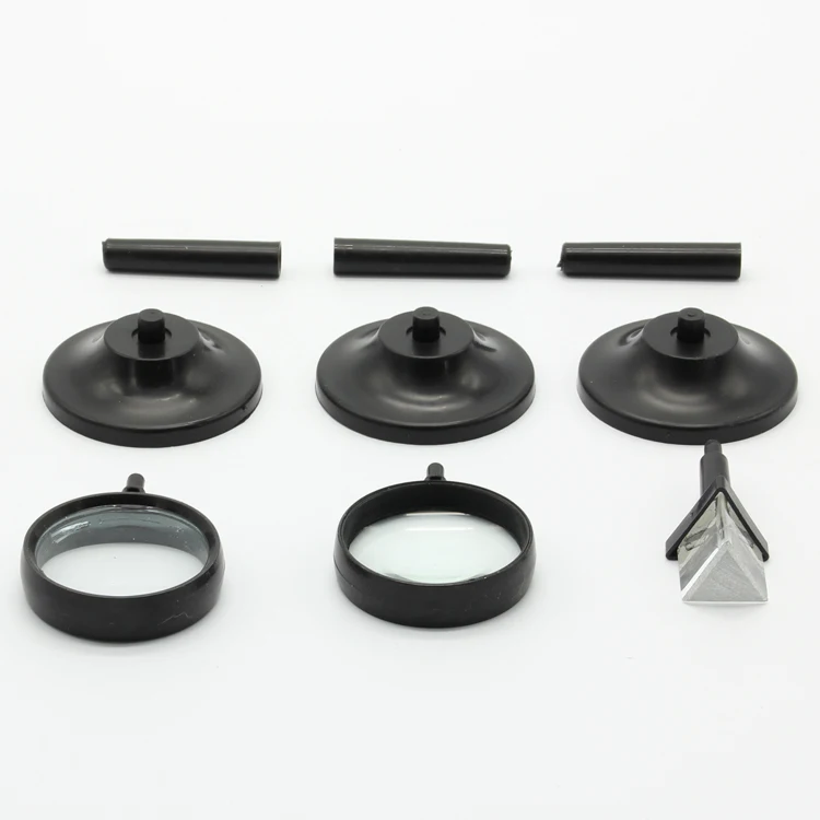 Prism lens concave and convex holder combined optical prism primary