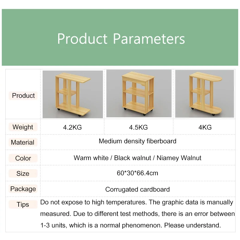 Simple mini Coffee Table Movable Sofa Side Table Creative Nightstand living room Sofa Side Cabinet Tea Table home furniture