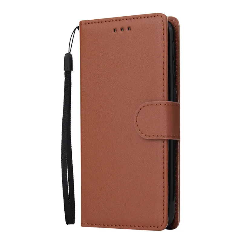Brown Для Xiaomi Redmi Note 7 кожаный чехол для Xiaomi Redmi Note7 Note 7 8 Pro 8T 8A 7A Чехол Флип-бумажник чехол для телефона s Coque - Цвет: Brown