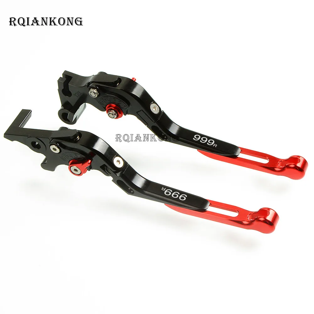 Тормозные рычаги сцепления для мотоцикла Ducati 999 R 999R 2003-2006 регулируемые складные тормозные рычаги аксессуары для двигателя запчасти
